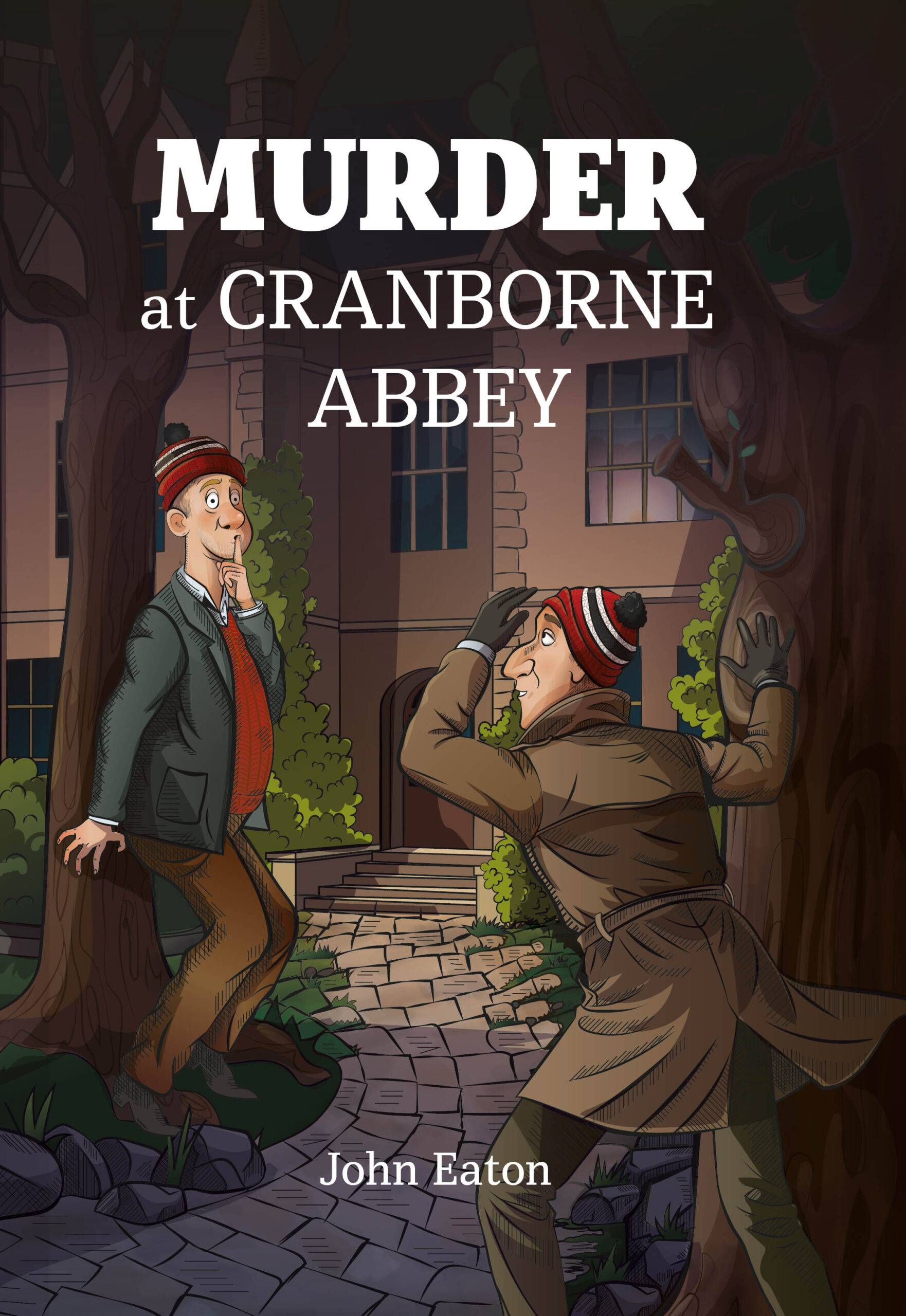 Murder at Cranborne Abbey book front cover by John Eaton